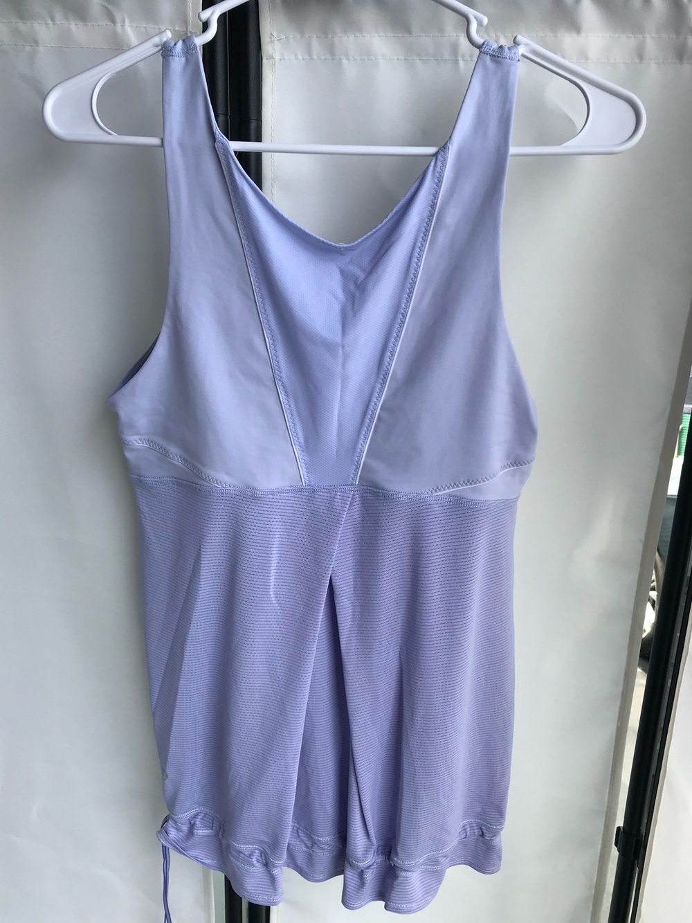 Lululemon Lavender Athletic Sleeveless top with Drawstring